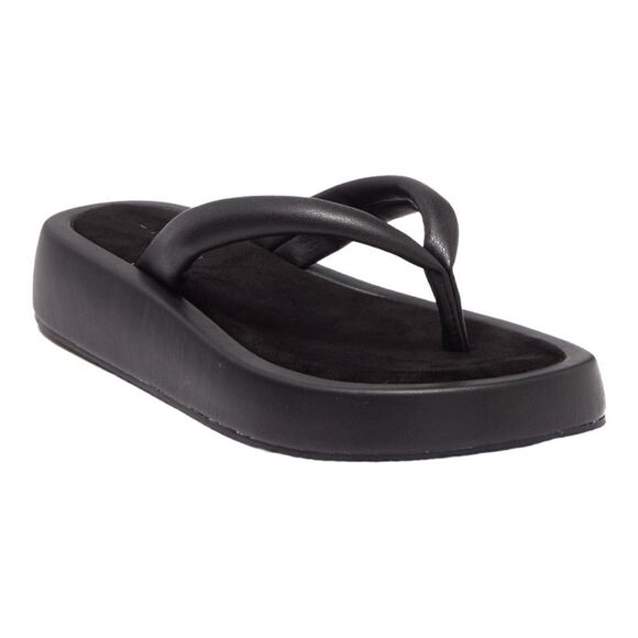 14th & Union Audrina Flip Flop Platform Sandals in the Size 9. Black - Picture 1 of 5